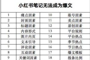 写不出小红书爆文笔记5000字攻略助你写出爆文笔记。