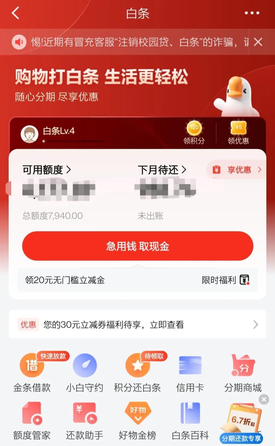 京东白条开了有什么后果(京东白条以后要慎重使用了)