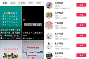 名字写诗好玩的副业项目