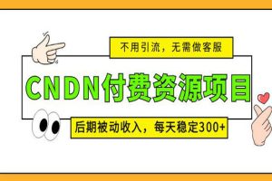 CNDN资源项目操作详解，后期被动收入每天稳定300指数惊人！ ！