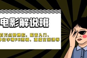 实战案例带你快速入门电影解说！让你学会配音、剪辑、字幕处理，一路百万点赞爆款