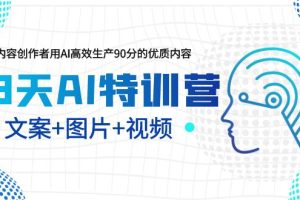 23天AI创作特训营，新手轻松学AI绘画、文案、视频，助你增效变现