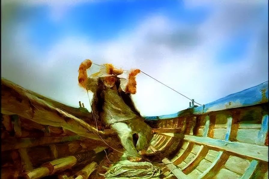 老人与海影评800字动画版(老人与海影评)