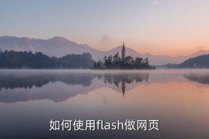 如何用flash做网站，如何使用flash做网页