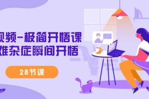 短视频-极简开悟课，疑难杂症瞬间开悟（28节课）