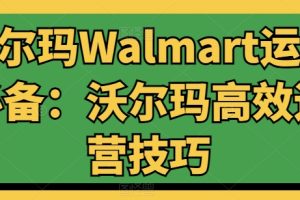 沃尔玛WALMART运营必备：沃尔玛高效运营技巧