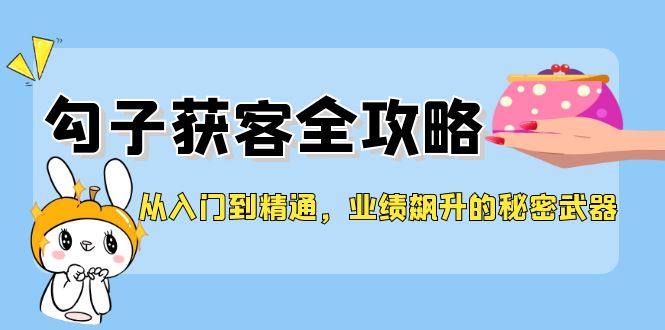 从入门到精通,勾子获客全攻略,业绩飙升的秘密武器 从入门到精通,勾子获客全攻略,业绩飙升的秘密武器